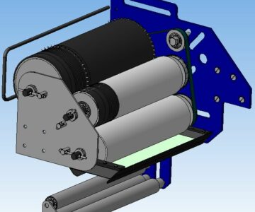 3D модель Клеевой вал в сборе