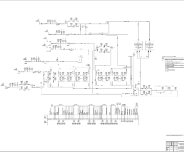 Чертеж Автоматизация работы вспомогательного оборудования котельной