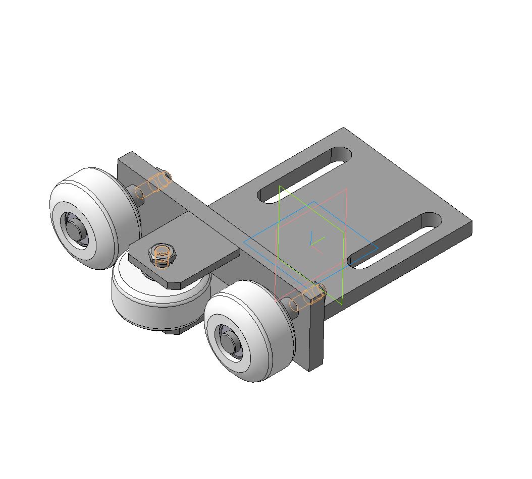 3D модель Роликовая платформа