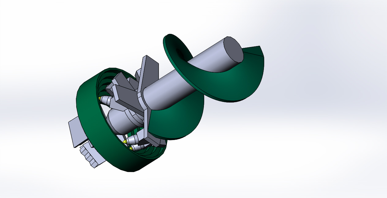 3D модель Буровой шнек 3D