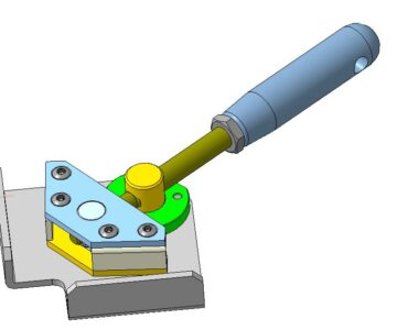 3D модель Струбцина угловая для крепления ящиков