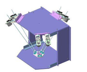 3D модель 3D Принтер с винтовыми механизмами