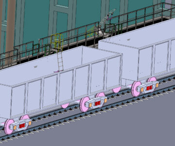 3D модель Площадка для осмотра и мелкого ремонта вагонов МПС