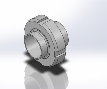 3D модель Гайки молочные DN 25-DN100