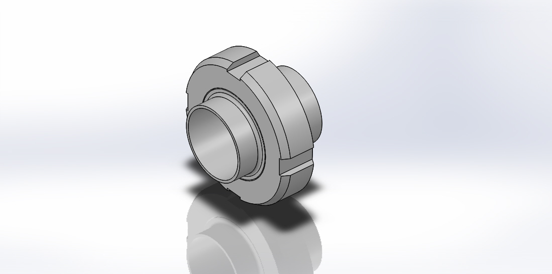 3D модель Гайки молочные DN 25-DN100