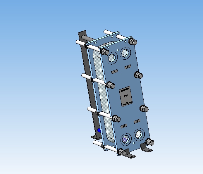 3D модель Теплообменник FP 50 [16 bar] 117