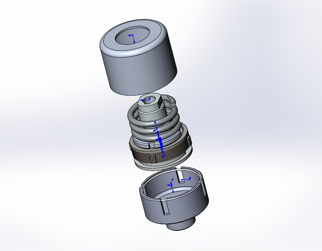 3D модель Муфта фрикционная ограниченного крутящего момента