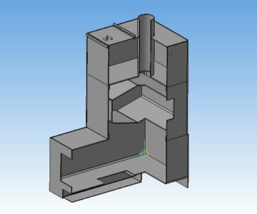 3D модель Печь банная 3-х секционная