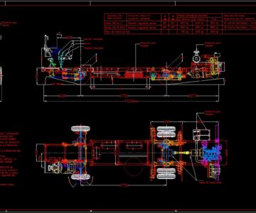 Чертеж Шасси микроавтобуса PM 9D140