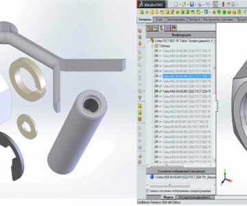 3D модель Библиотека крепежа для SolidWprks (гайки, шайбы, шплинты, штифты)