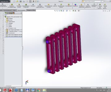 3D модель Радиатор 2К60П