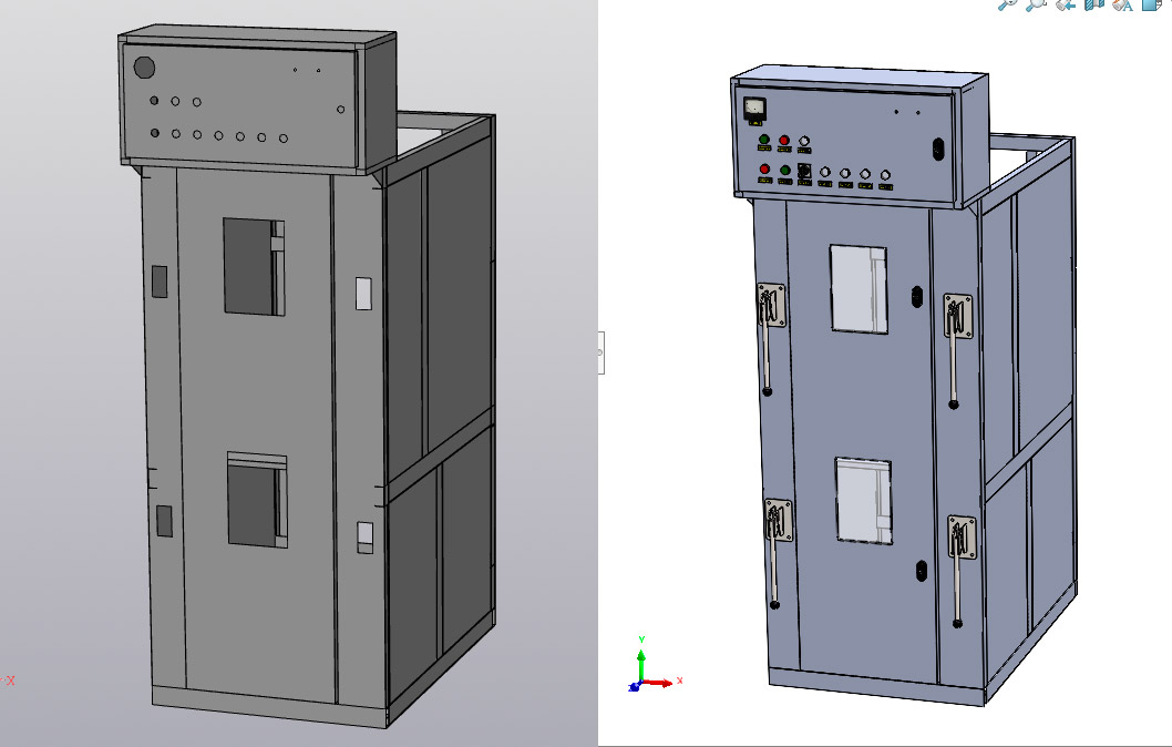 3D модель Металлоконструкция КСО-307