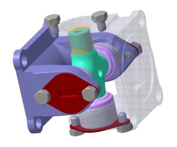 3D модель Карданный шарнир IV типоразмера