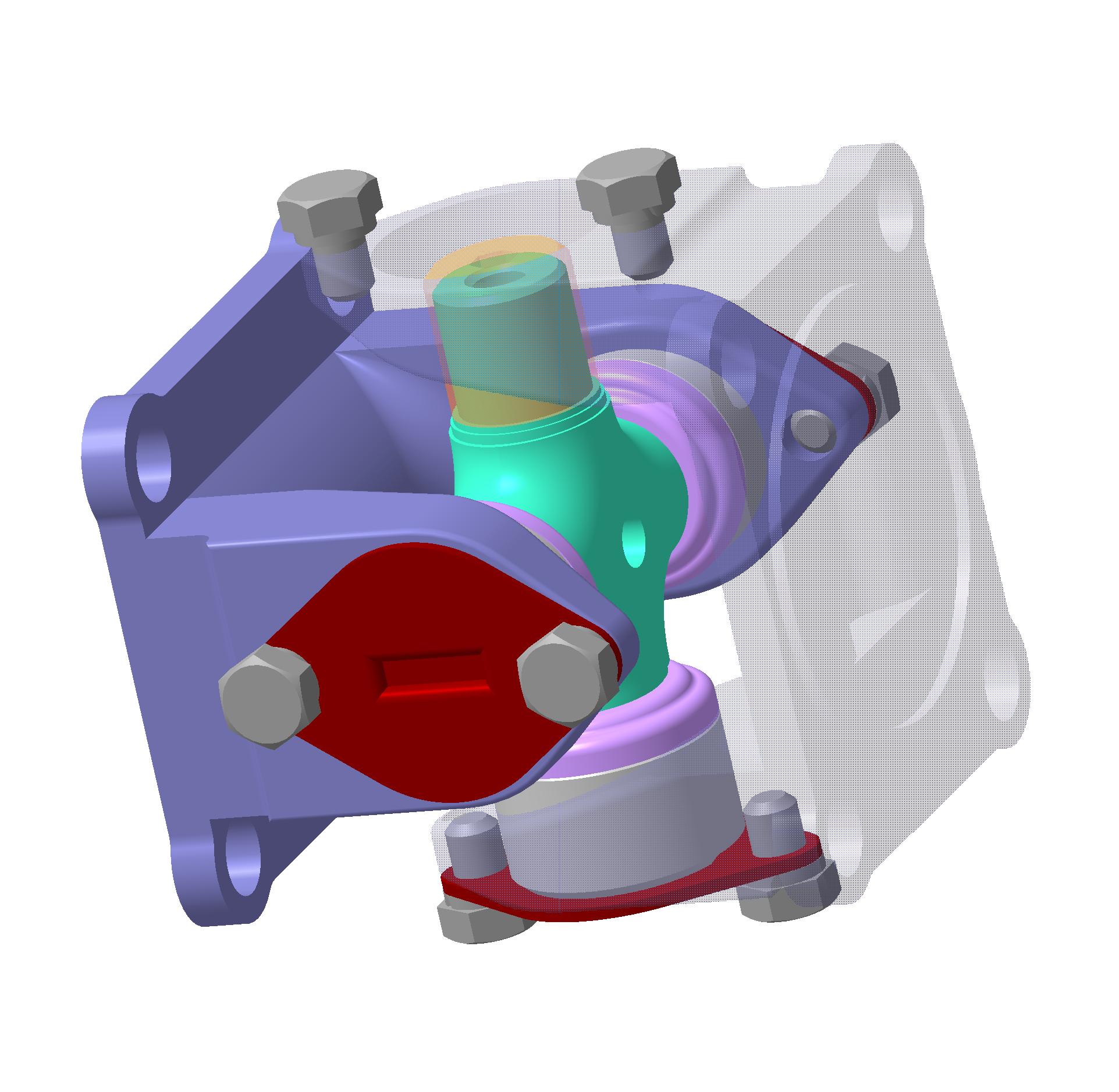 3D модель Карданный шарнир IV типоразмера