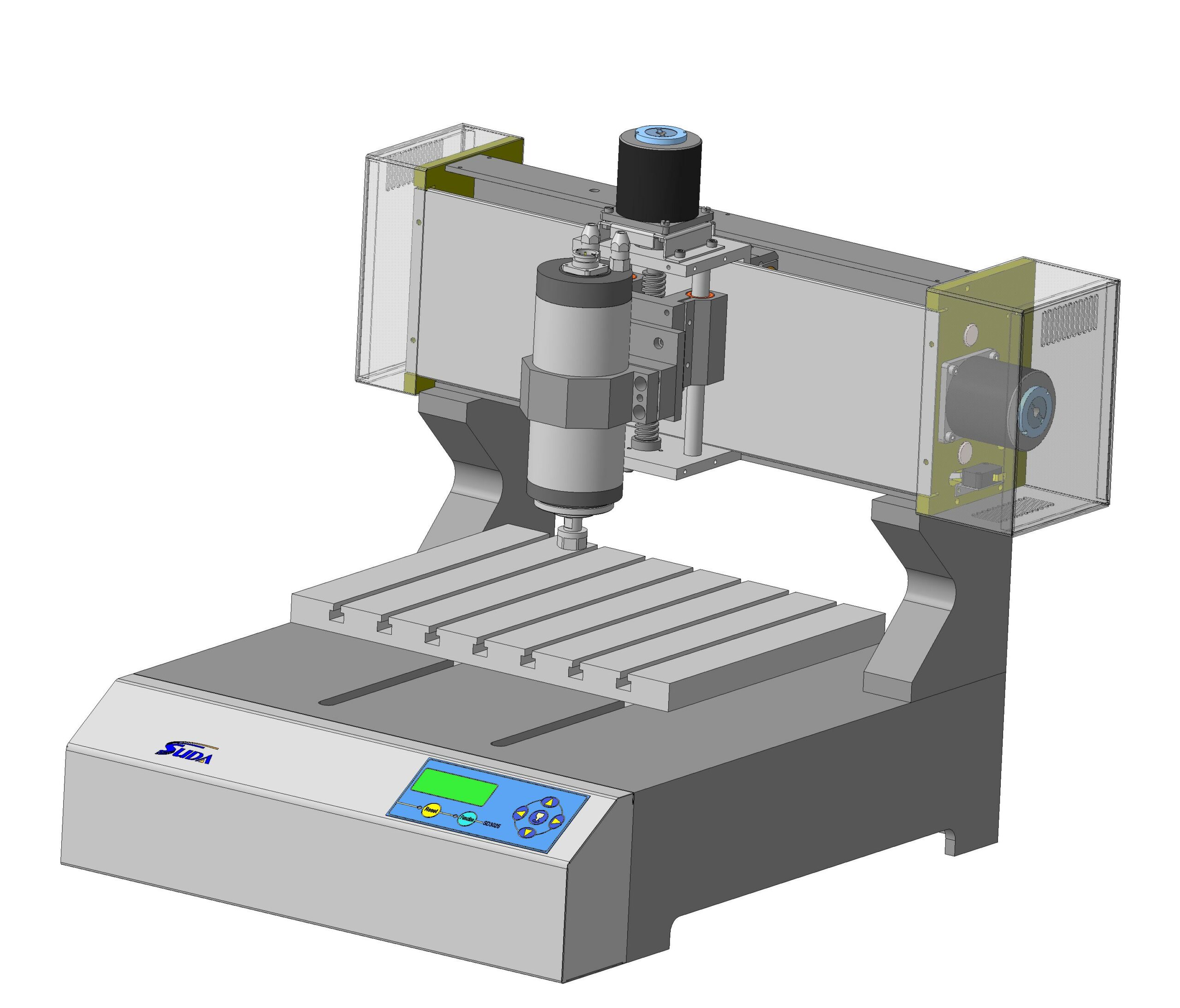 3D модель Станок фрезерно-гравировальный малого формата SD-3025