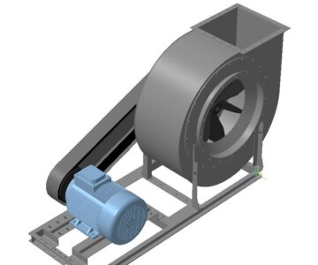 3D модель Пылевой вентилятор ВЦП 6-45 №8