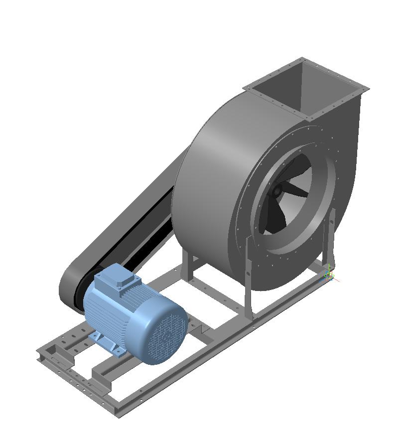 3D модель Пылевой вентилятор ВЦП 6-45 №8