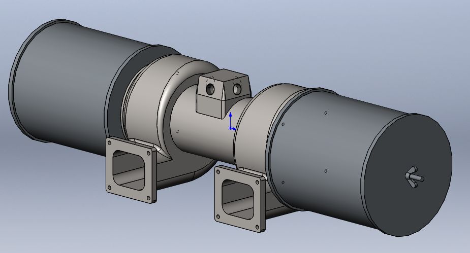 3D модель Воздуходувка Elektror 2D-045