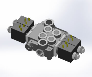 3D модель Распределитель гидравлический 02Z50