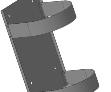 3D модель Держатель огнетушителя настенный