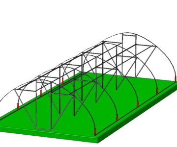 3D модель Каркас теплицы