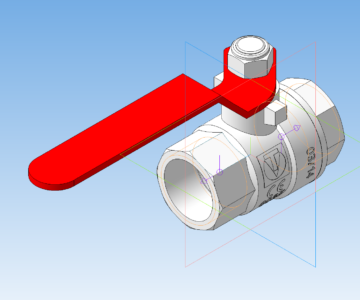 3D модель Шаровые краны VALTEC BASE серий VT.214.N; VT.215.N; VT.217.N; VT.218.N; VT.219.N