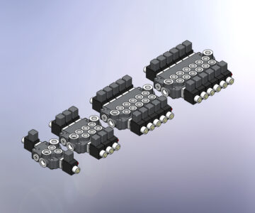 3D модель Распределитель гидравлический *Z80