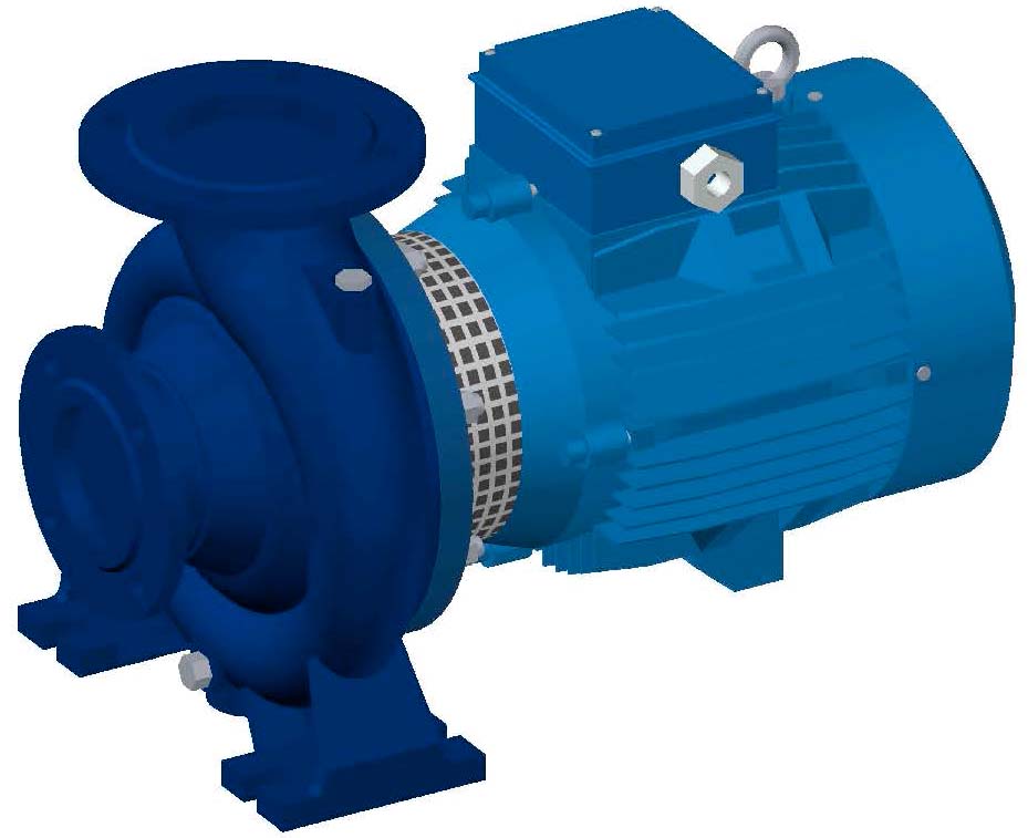 3D модель Центробежный насос Calpeda NM 65/12A/A-C/A