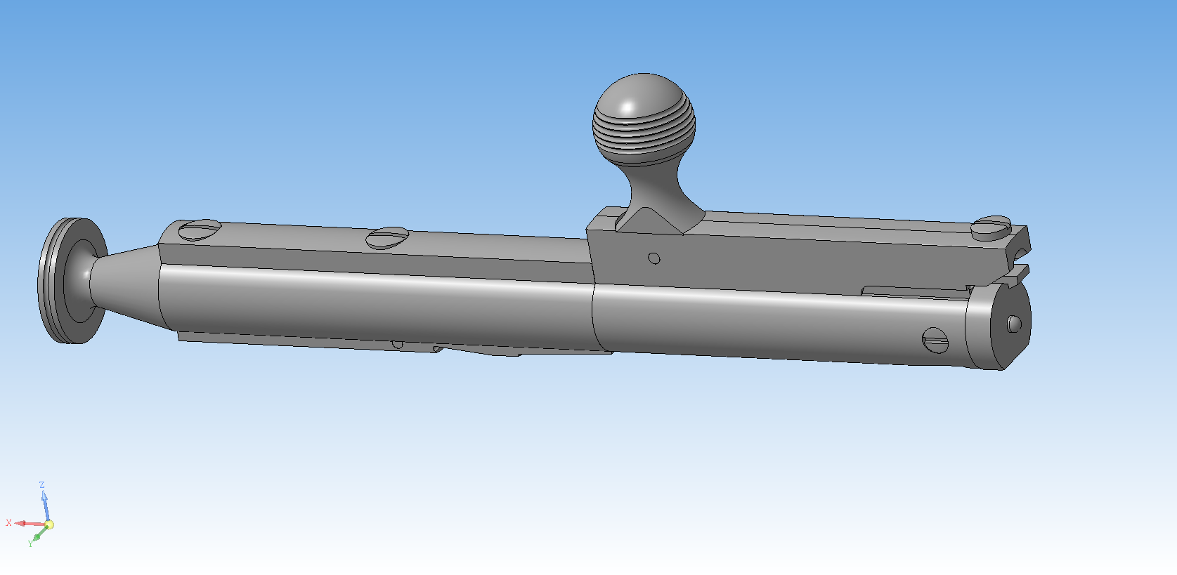 3D модель Затвор Винтовки Бердана №2