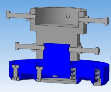 3D модель Штамп для рубки прокладок из листового асбеста