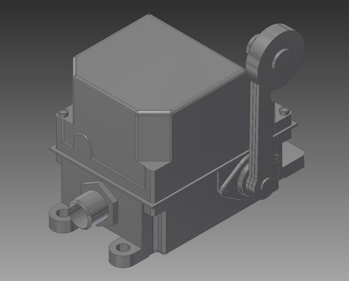 3D модель Выключатель концевой КУ-701