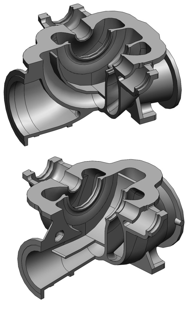 3D модель Корпус центробежного насоса (Centrifugal Pump Casing)