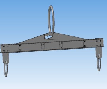 3D модель 3D Модель траверса 15т