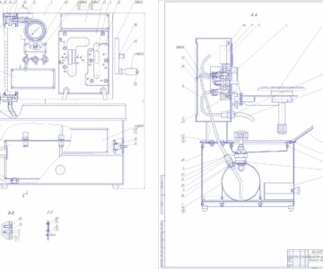 Чертеж Модернизация стенда для ремонта и регулировки топливной аппаратуры карбюраторного двигателя