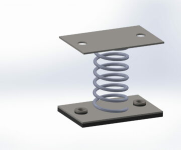 3D модель Виброизолятор пружинный ДО