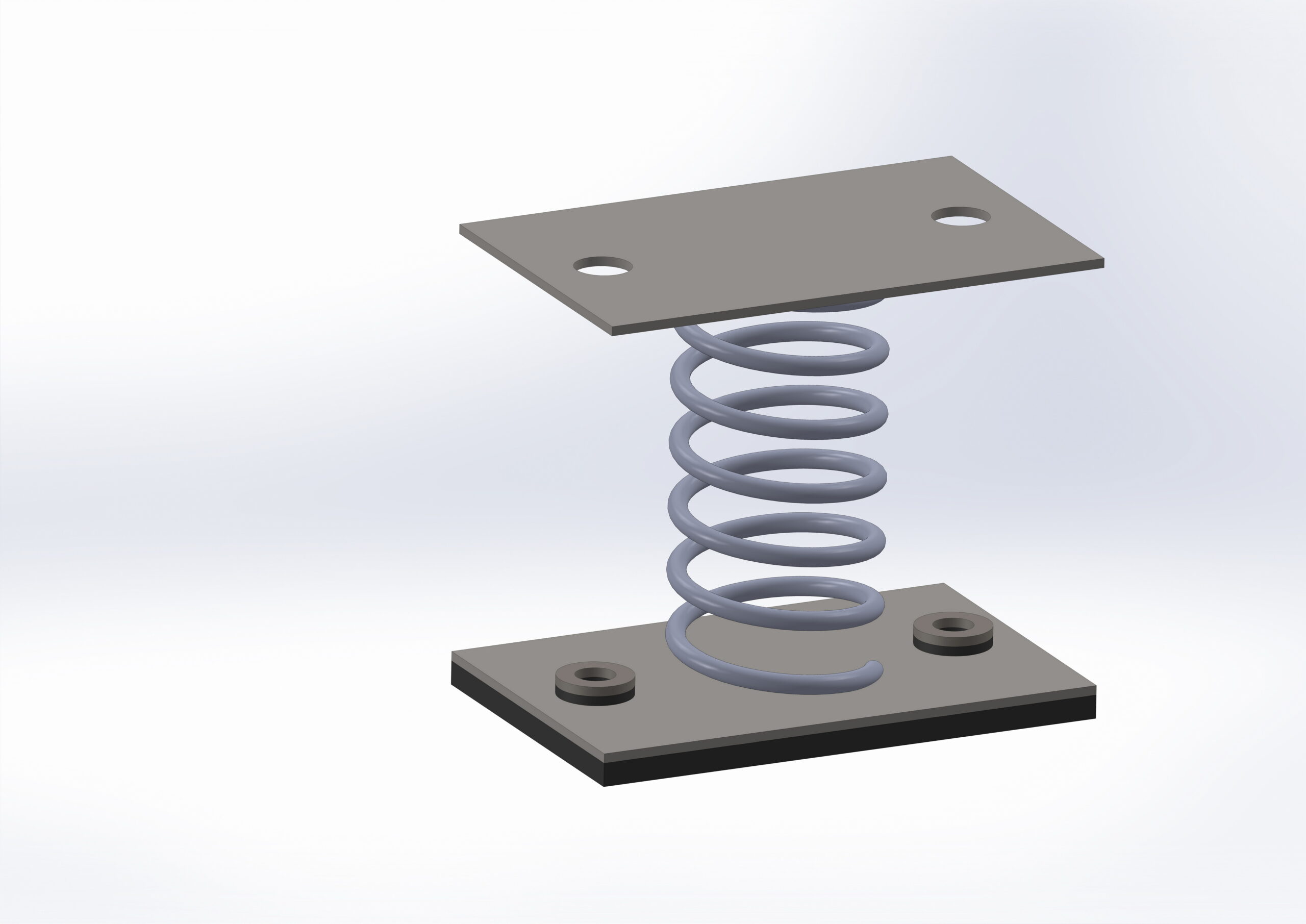 3D модель Виброизолятор пружинный ДО