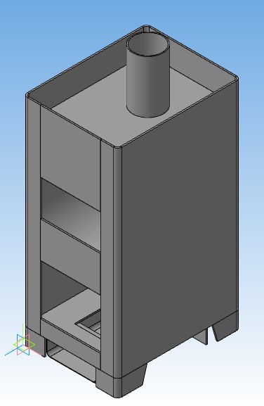 3D модель Печь банная "Африка"