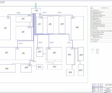 Чертеж Дипломный проект: Электроснабжения радиозавода г. Вязники