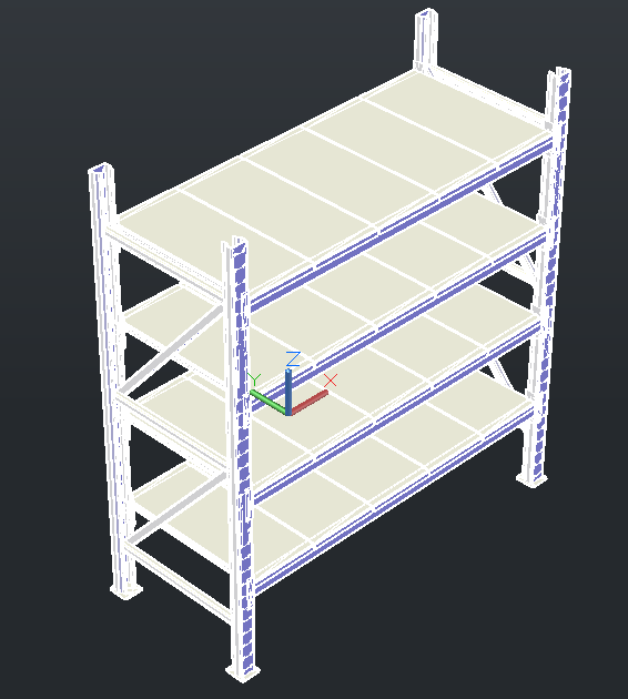 3D модель Rack (стеллаж)