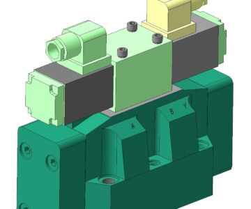 3D модель Гидрораспределитель ВЕХ 16