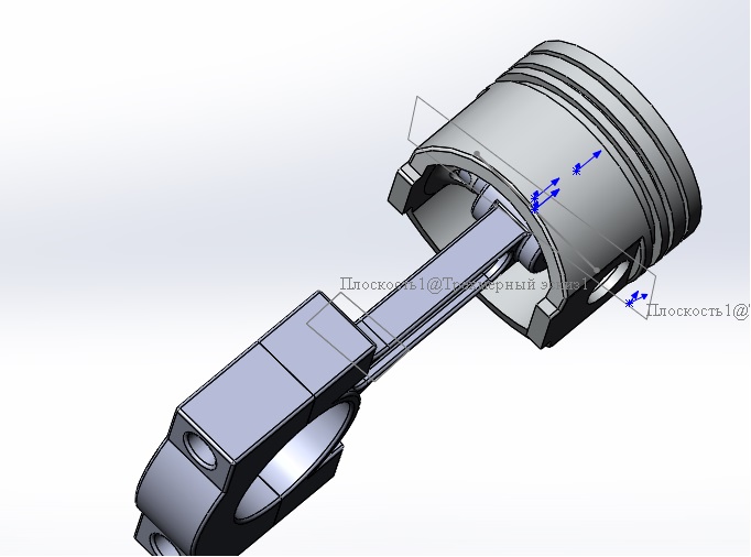 3D модель 3D Сборка поршневой ВАЗ 2108