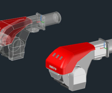 3D модель Газовая горелка Riello RS70