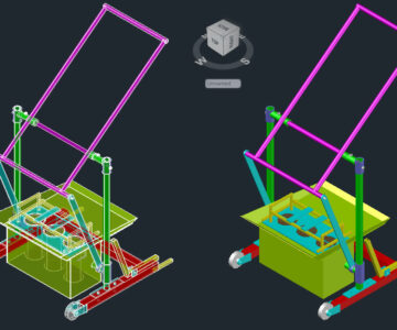 3D модель Станок для шлакоблоков