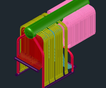 3D модель Трубная система котла ДКВр-10-13