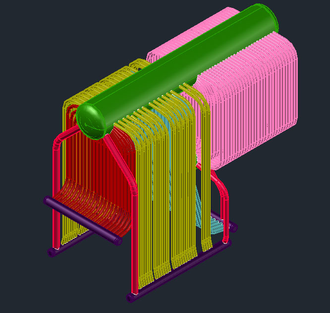 3D модель Трубная система котла ДКВр-10-13