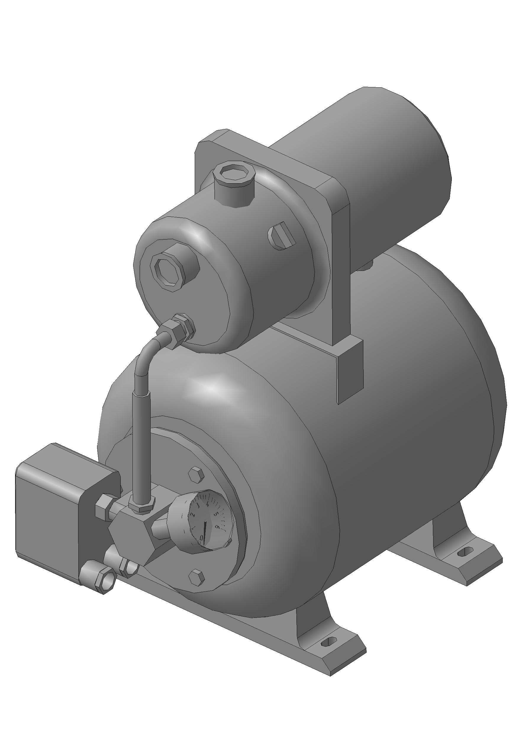 3D модель Насосная станция AL-KO HW 604 Inox