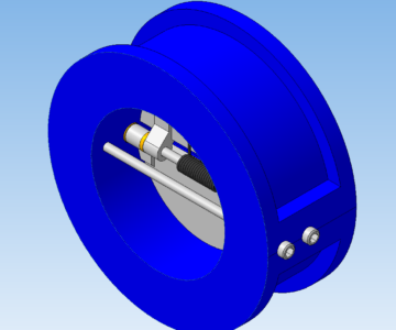 3D модель Обратные клапаны TECOFI серии CB 3440 DN40-DN350