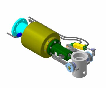 3D модель Схват промышленного робота цилиндрической детали