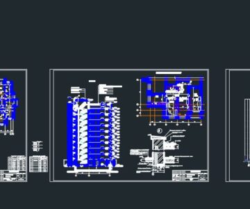 Чертеж Курсовая работа. Архитектура. 10-ти этажное жилое здание