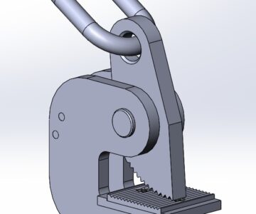 3D модель Зажим для подъема листового проката
